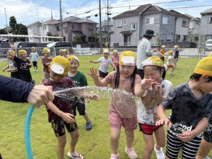 水あそび・プールがスタートしています