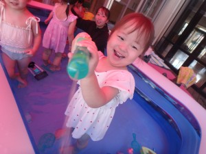 ２歳児 ももぐみ　プール・水遊び