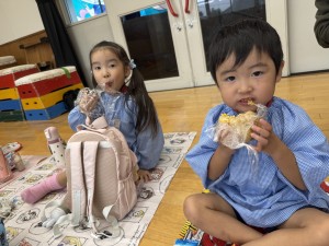３歳児　みどり・ふじぐみ　遠足