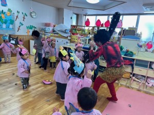 節分「豆まき」