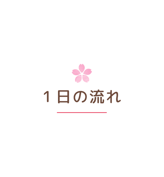 1日の流れ